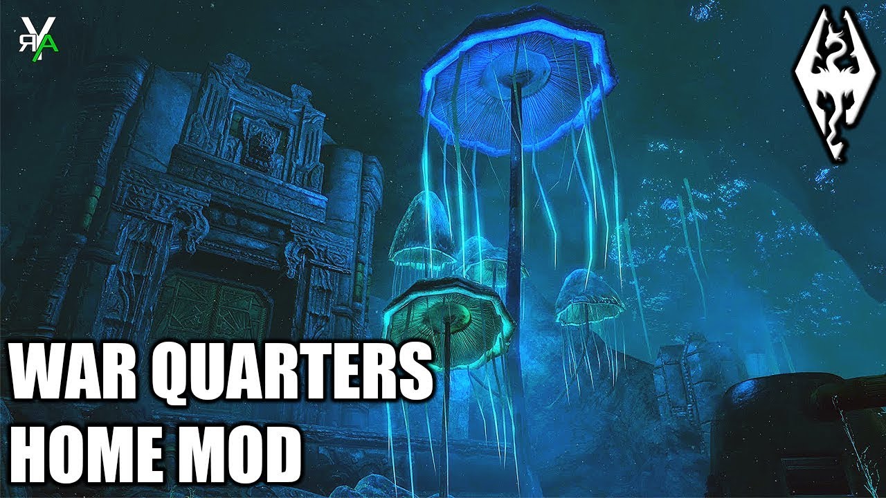 WAR QUARTERS: Unique Blackreach Home- Xbox Modded Skyrim Mod Showcase