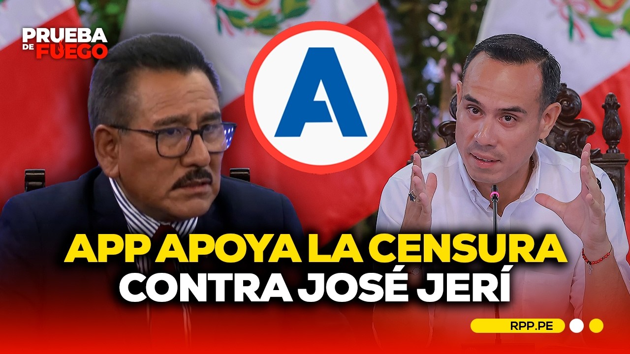 Alianza Para el Progreso respaldará censura contra el presidente José Jerí  #PDFRPP