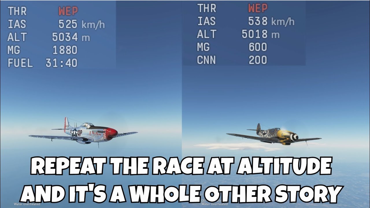 What can Germany do? | P51D30 vs Bf109K4 | Adam514 rebuttal