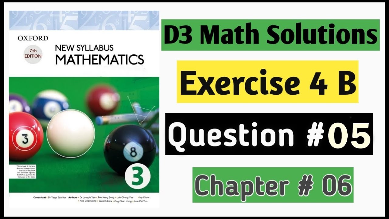 Exercise 4b Question no 5 D3 Oxford Maths New Syllabus | Chapter 4 Indices & Standard Form || Book 3