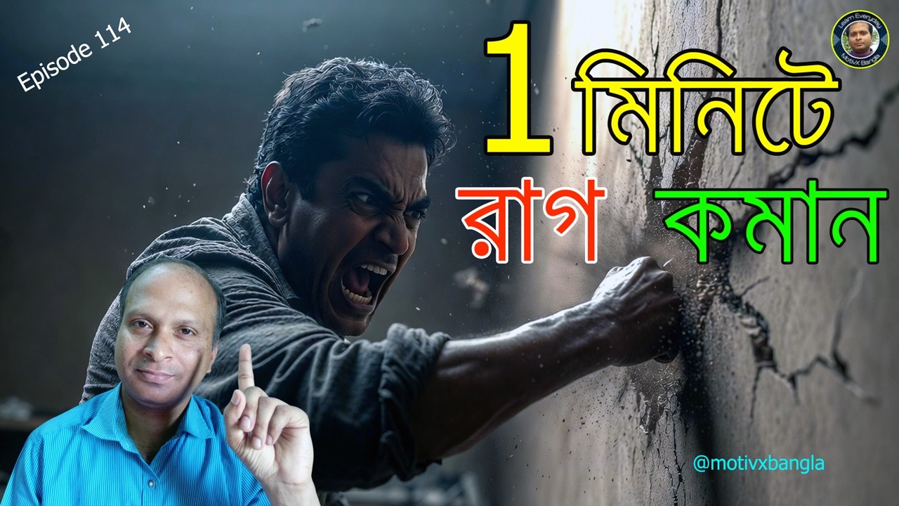 😱রাগ উঠলে কী করবেন? 7টি বৈজ্ঞানিক উপায়ে মাথা ঠান্ডা করুন  | Motivation Bangla | #motivxbangla EP 114