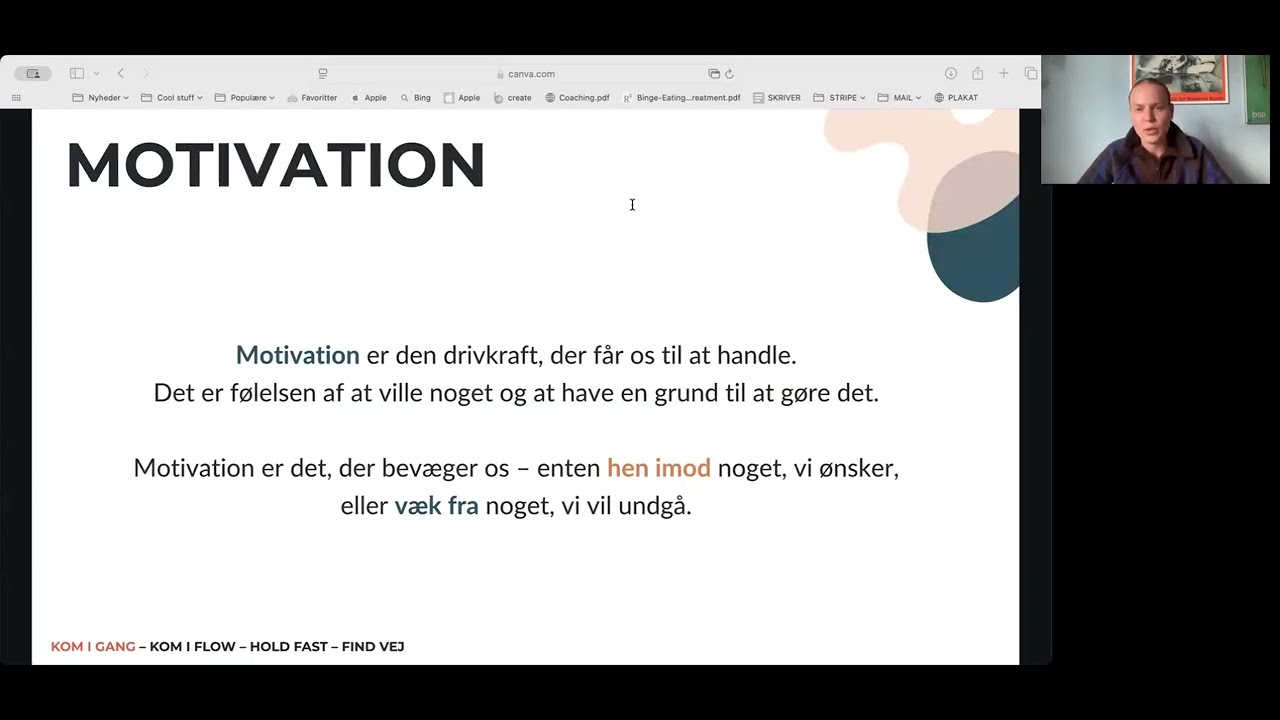 Webinar 2 om vaner og livsstilændringer