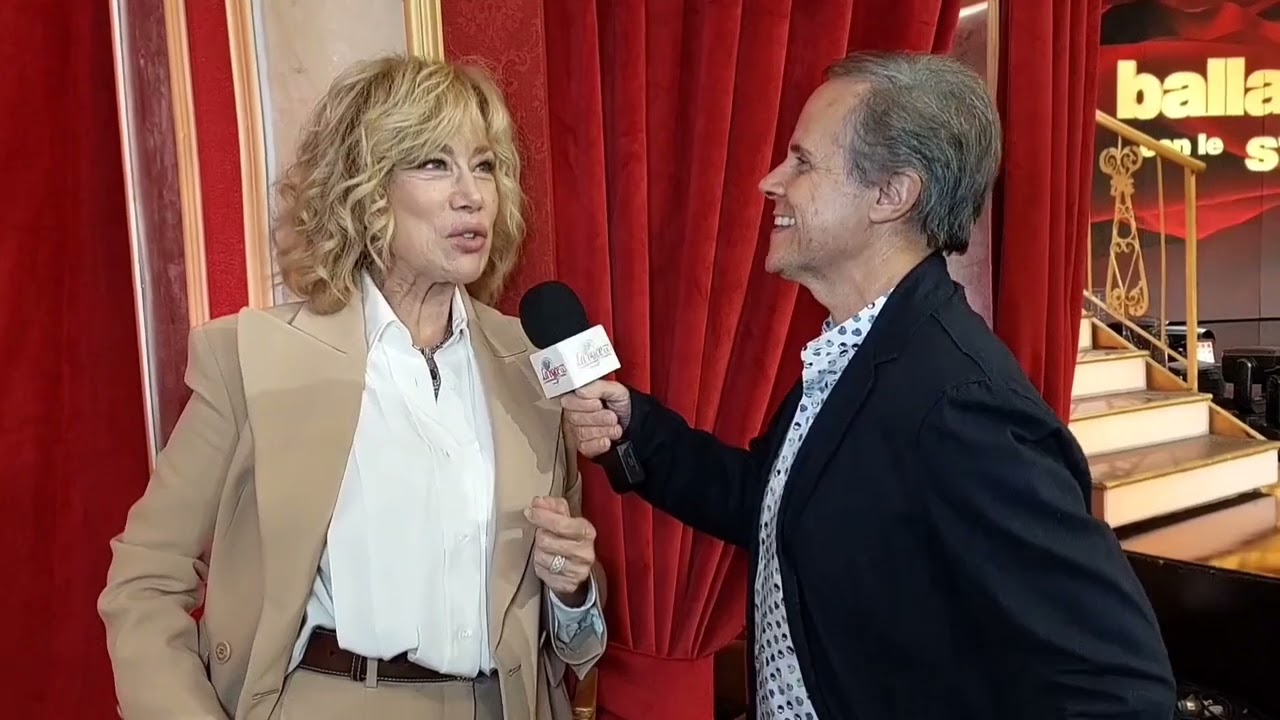 Ballando con le stelle, Nancy Brilli intervistata da Emilio Buttaro