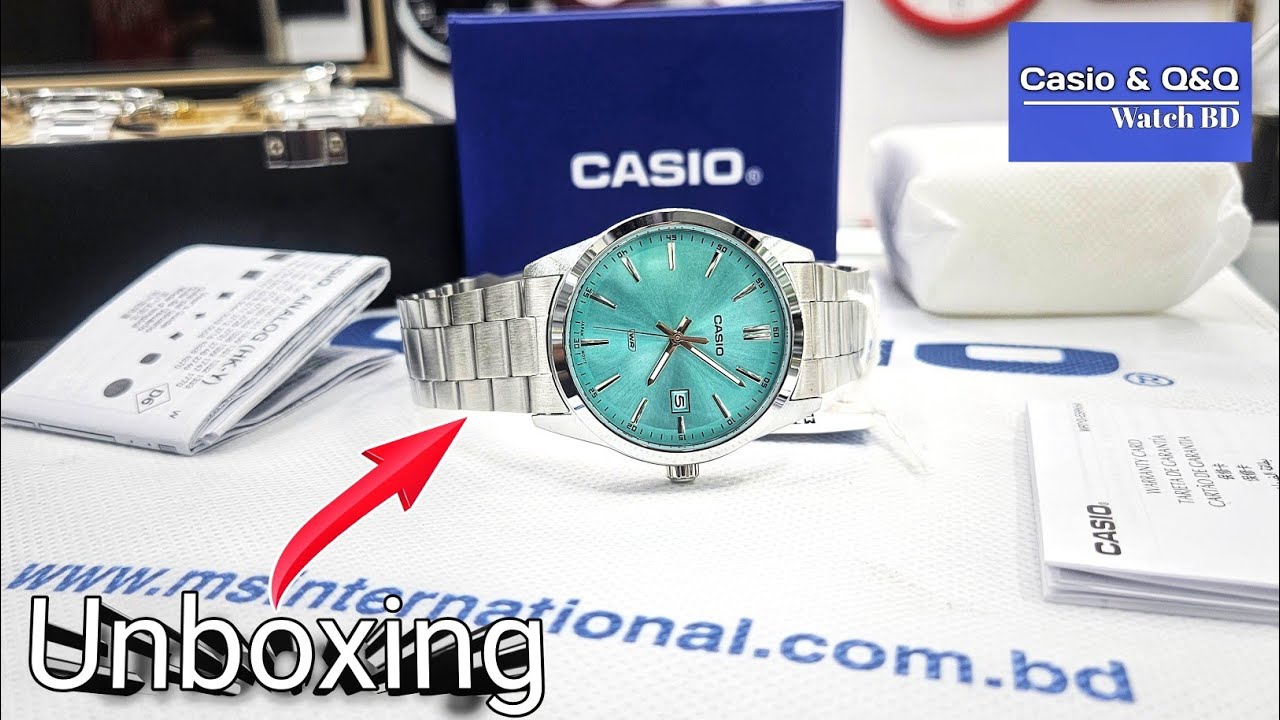 CASIO ENTICER tiffany DIAL QUARTZ MEN'S WATCH | MTP-VD03D-2A3UDF