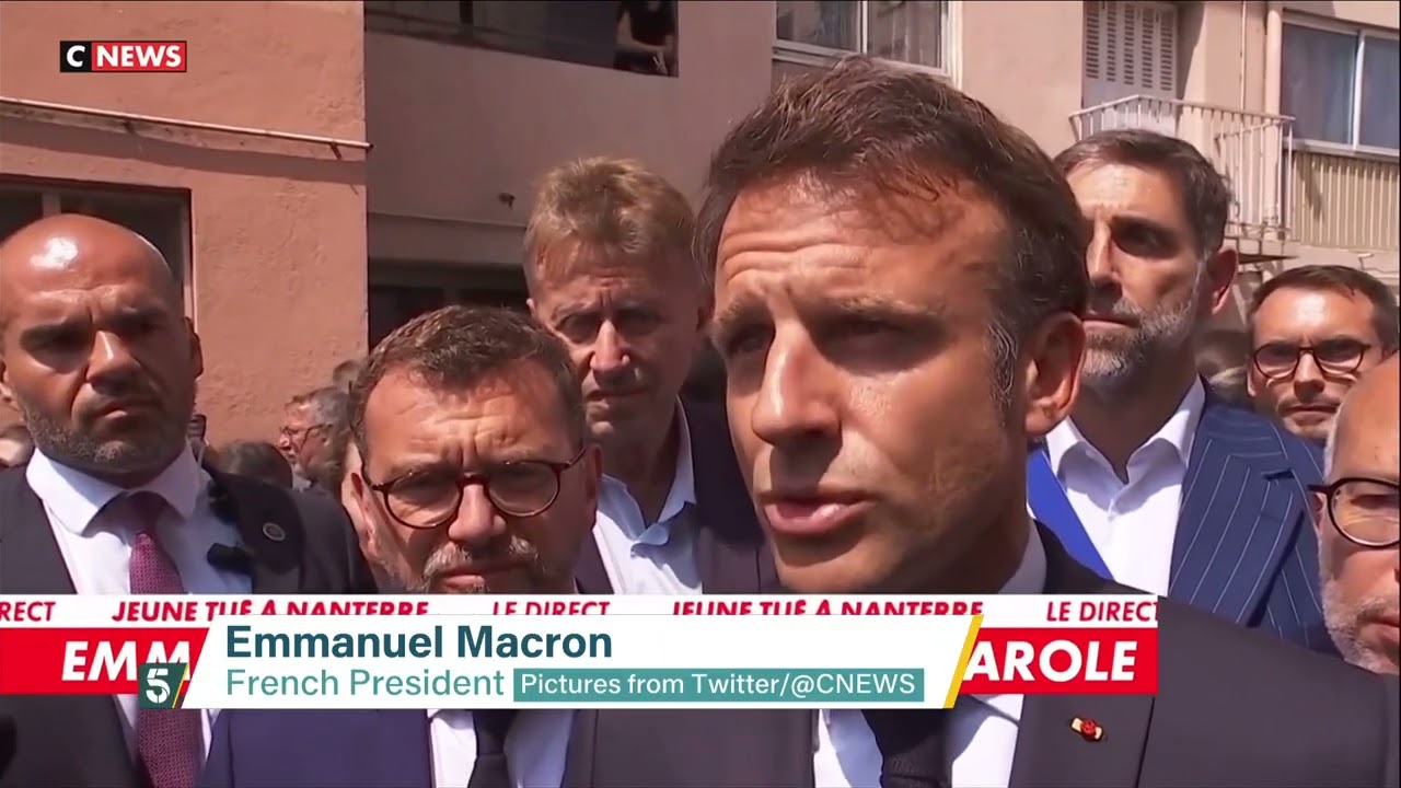 Civil unrest in Paris after teen shot dead by police during a police check on a vehicle  | 5 News