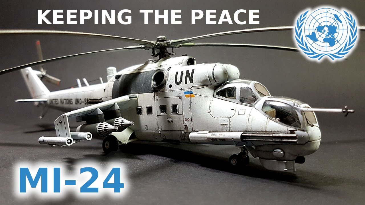 Building the United Nations MI-24 | Helicopter Model