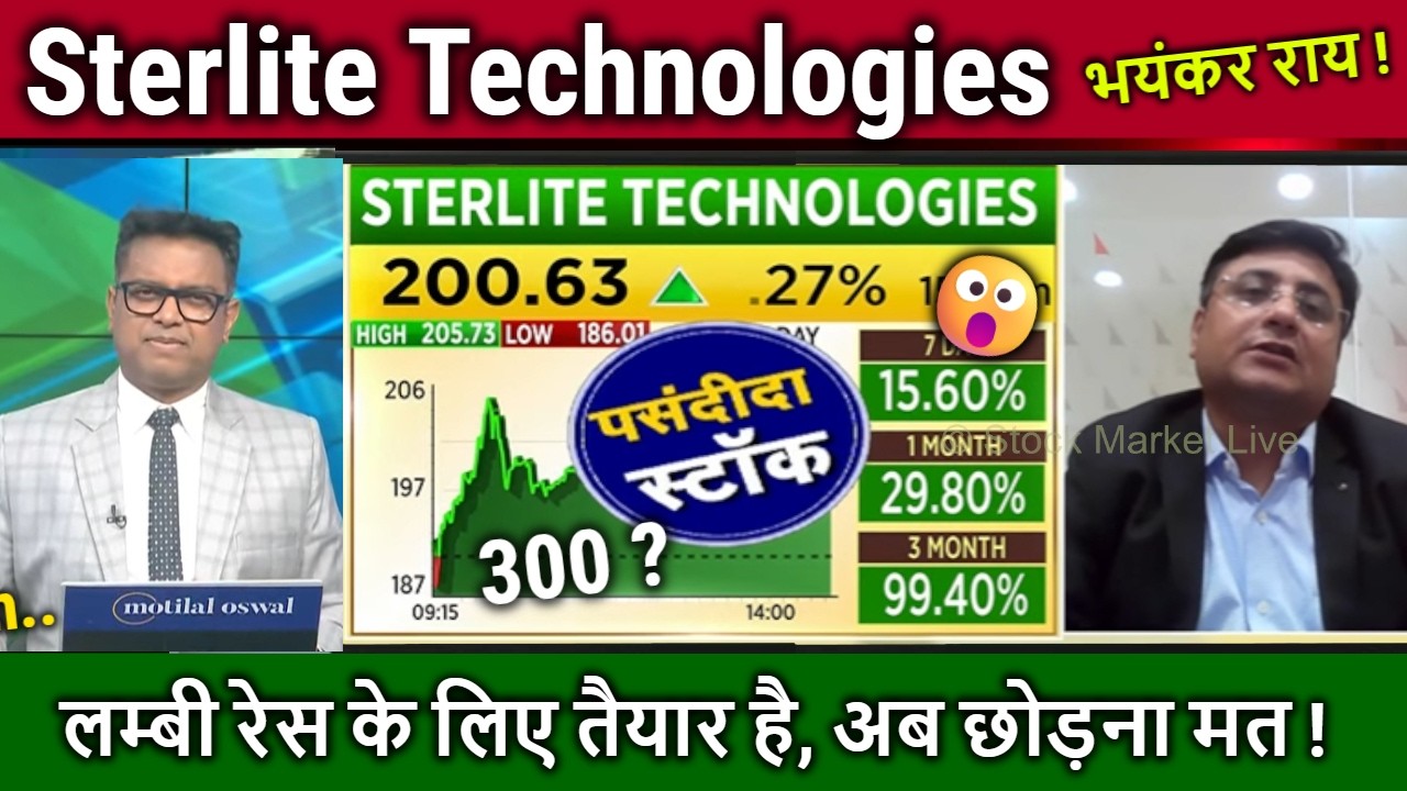 Sterlite Technologies stock latest news,Buy or not?sterlite tech stock analysis,longterm target 2026
