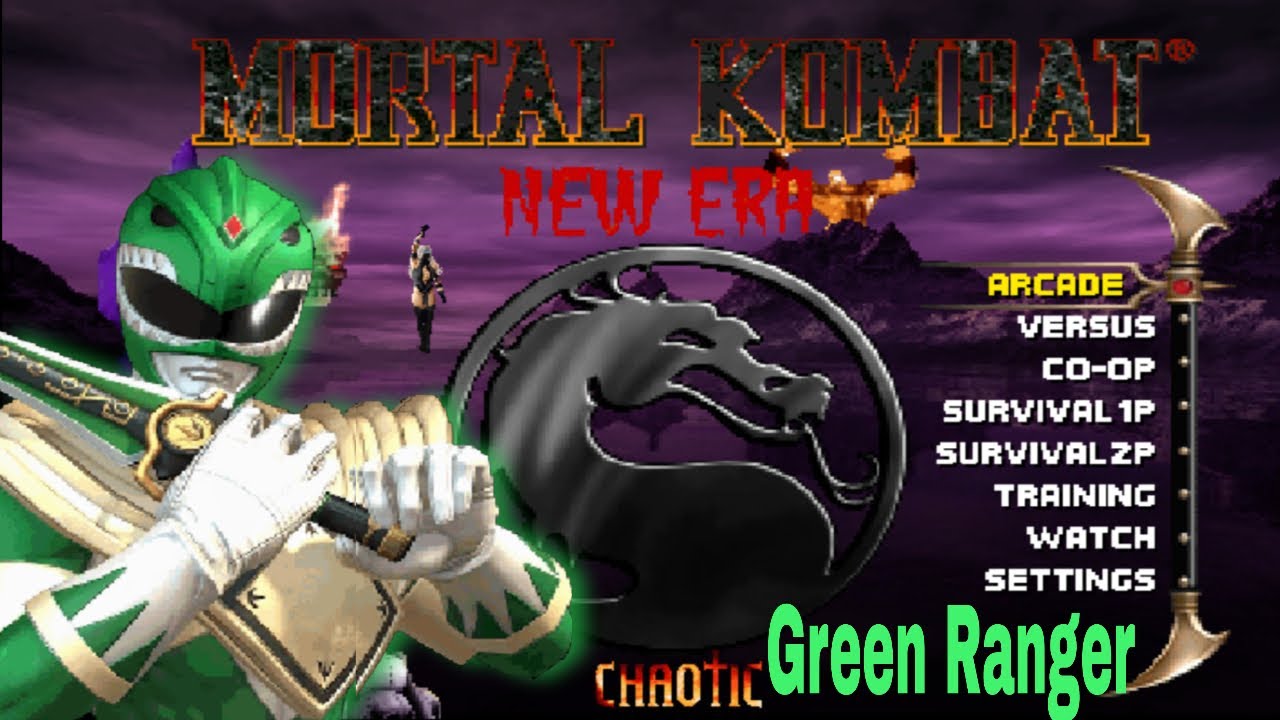Mortal Kombat Chaotic New Era Green Ranger Playthrough