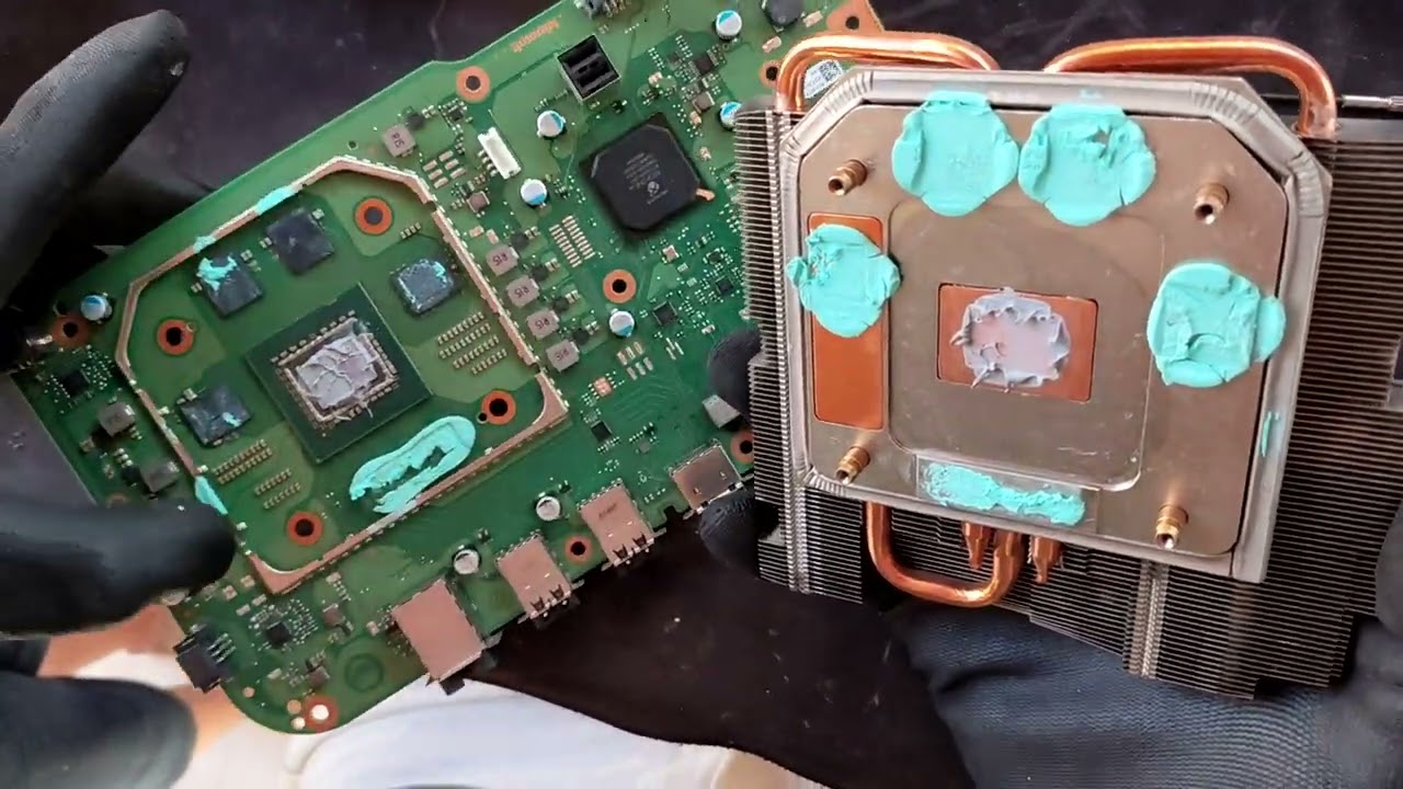 (PARTE 2) COMO FAZER LIMPEZA E TROCA DE PASTA TÉRMICA NO XBOX SERIES S CONTINUAÇÃO....
