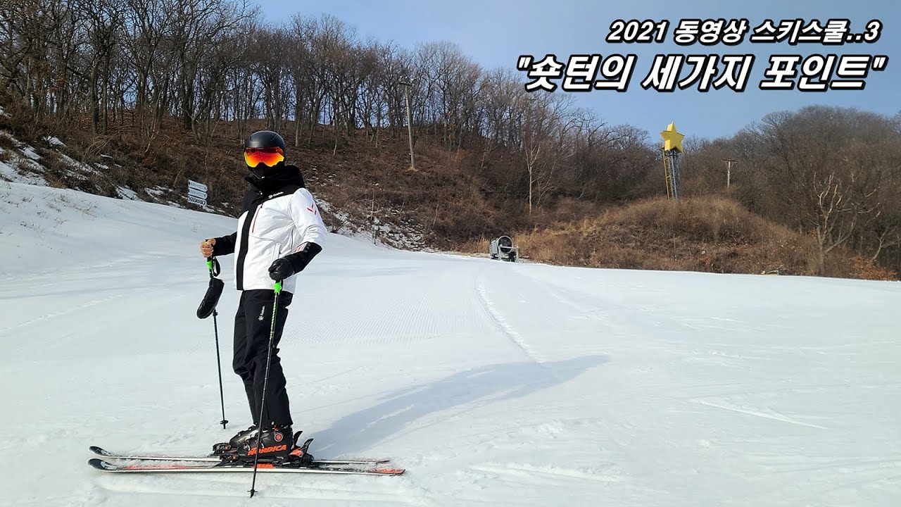 2021 동영상 스키스쿨..3 : 숏턴의 세가지포인트
