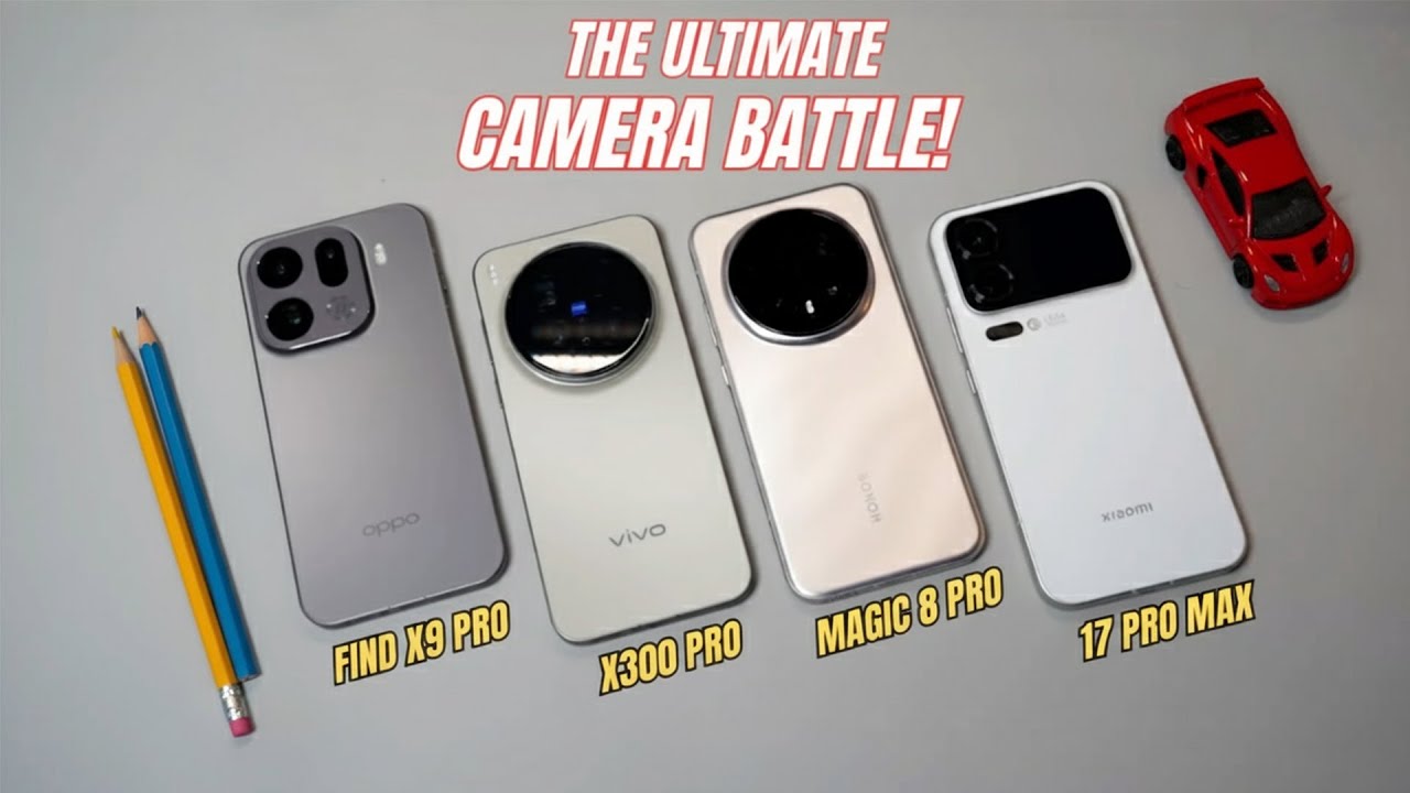 Король камер 2025 года? Сравните X9 Pro, X300 Pro, Magic 8 Pro и Xiaomi 17 Pro Max | Полный тест ...