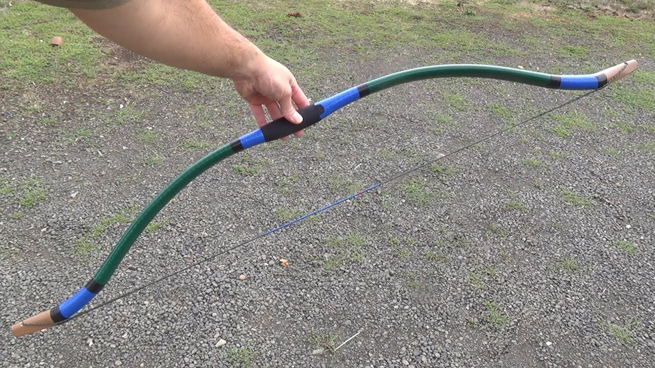 Finishing a 40 Pound PVC Bow with Tape - Easy, Fast, Durable Finish for DIY Bows