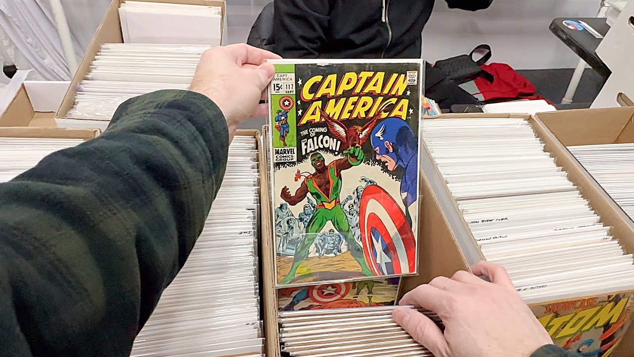 Hunting For COMIC BOOKS at this New York Area Comic Con The Queens Comic Party Dollar Bin Digging