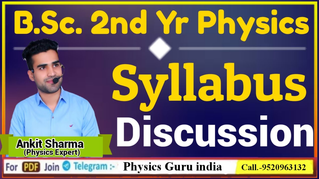 Syllabus discussion | B.Sc. 2nd Year