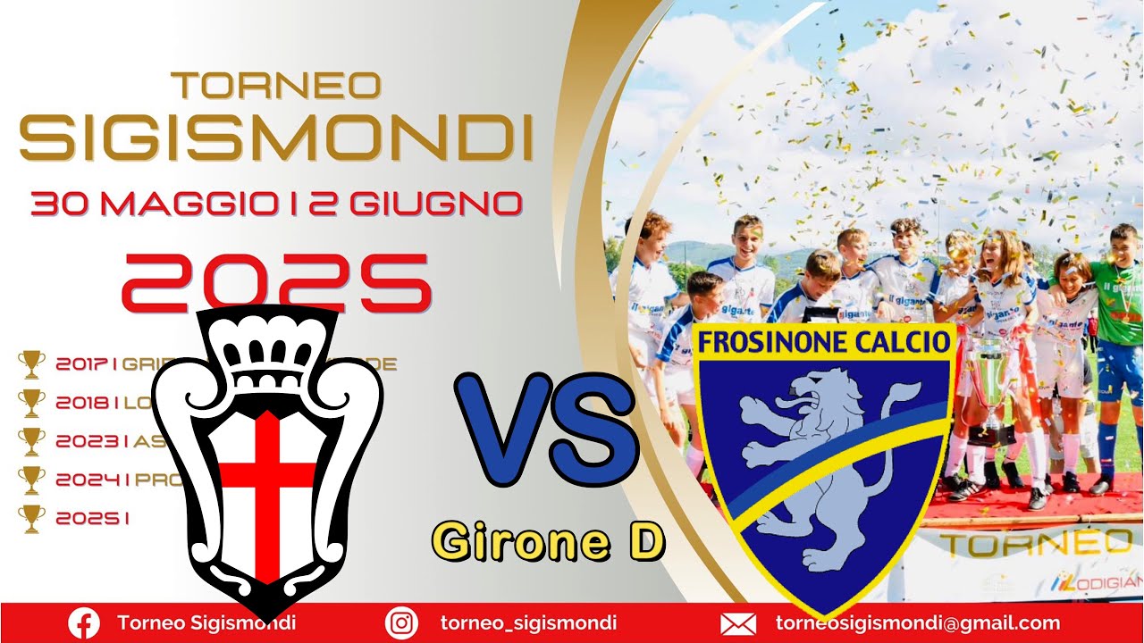 PRO VERCELLI VS FROSINONE U12 TORNEO SIGISMONDI 2025