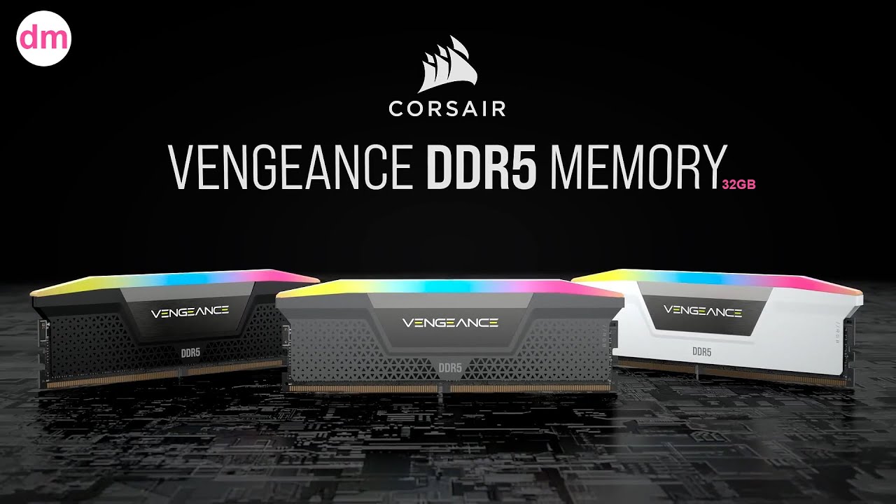 CORSAIR VENGEANCE RGB DDR5 32GB (2x16GB) | 6400MHz CL32 High-Performance RAM