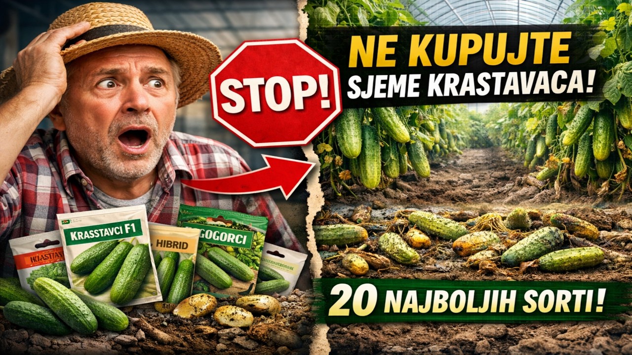 NE KUPUJTE sjeme krastavaca prije nego što ovo vidite! 20 najboljih sorti za staklenik i otvoreno t