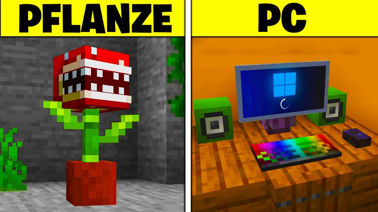 75 DINGE in MINECRAFT die du wirklich BAUEN kannst!