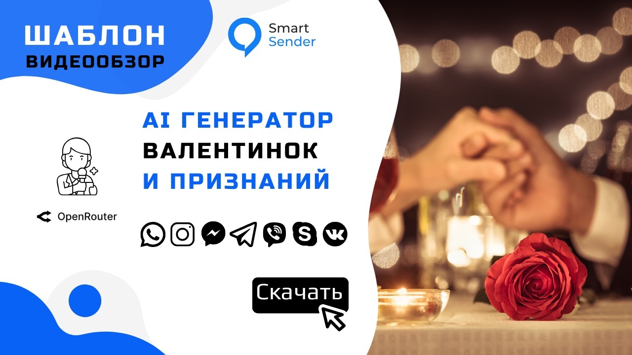 AI Генератор валентинок и признаний | Красивые любовные сообщения с помощью ИИ
