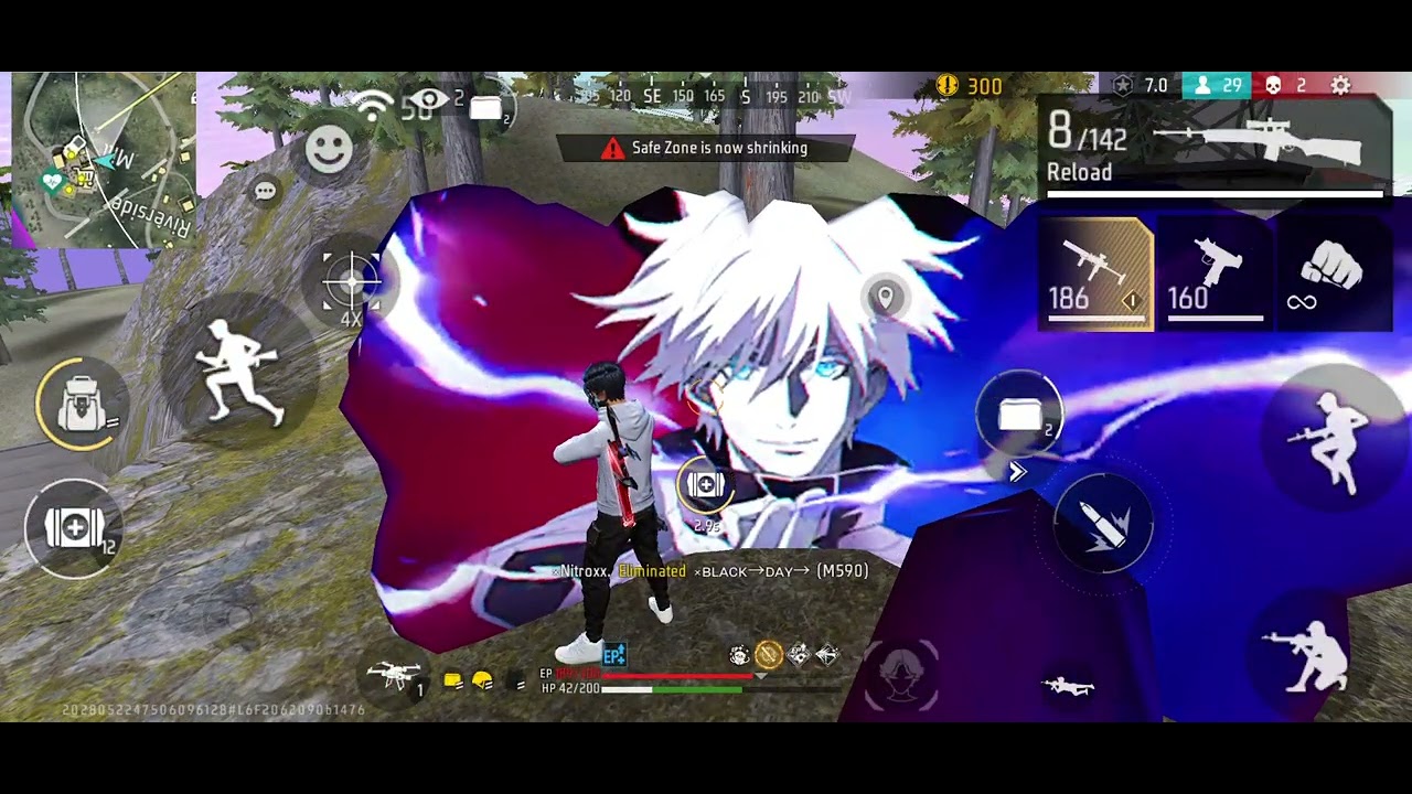 ​The Strongest Sorcerer Meets Free Fire! [👑​Gojo Wall लगा दी, अब बंदे खुद ही भाग जाएंगे! 🏃‍♂️💨]