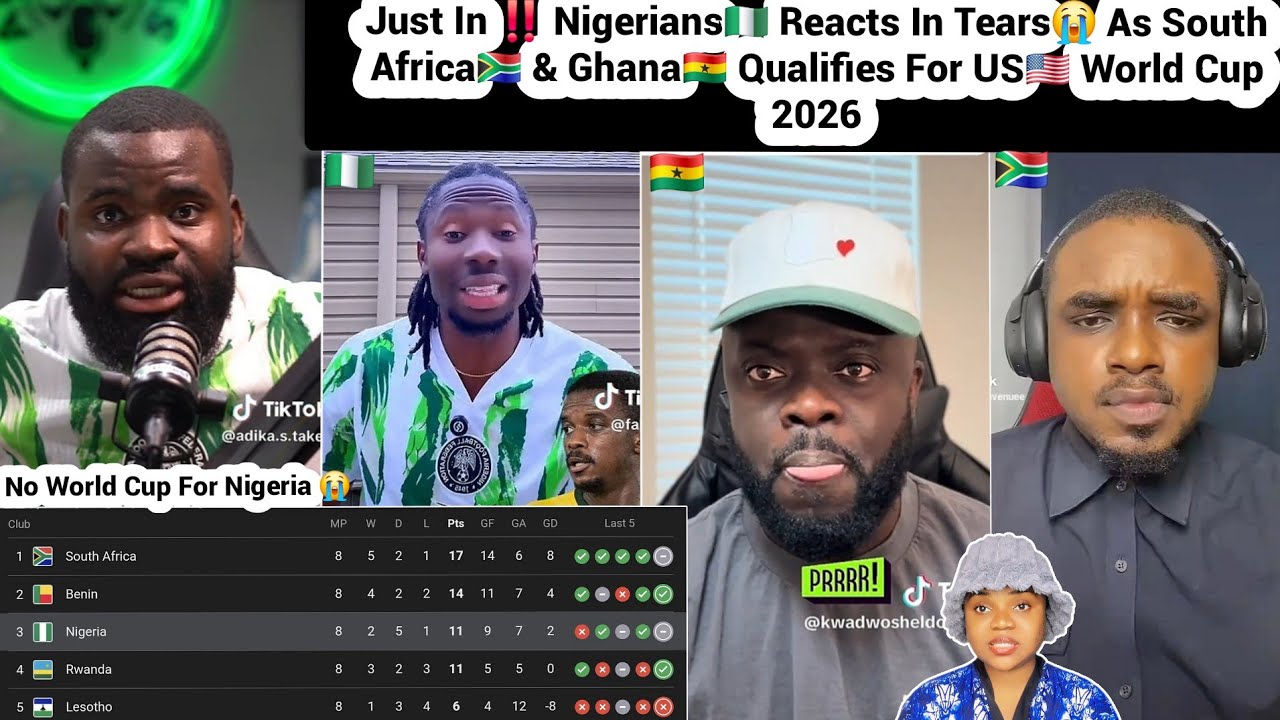 Nigeria🇳🇬 Set To Learn Football From South Africa🇿🇦 & Ghana🇬🇭 After Loosing US🇺🇸World Cup Qualifier 