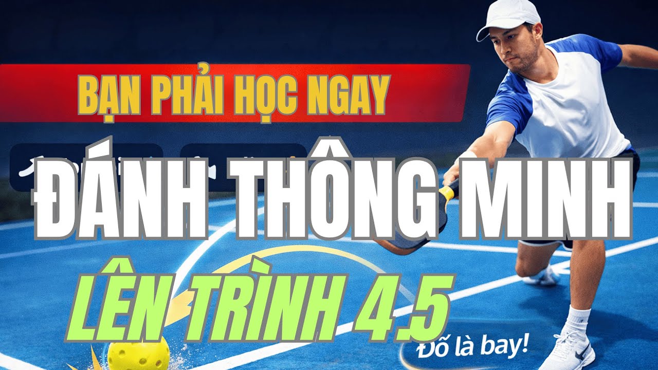 NHỮNG CÚ ĐÁNH THÔNG MINH GIÚP BẠN LÊN TRÌNH 4.5 🎯🏓