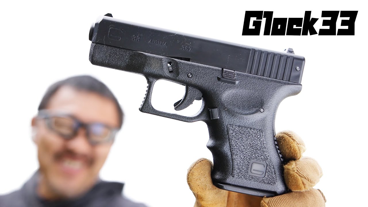 クラウン GLOCK33 10禁 エアコキ エアガンレビュー CROWN GLK33 airsoft