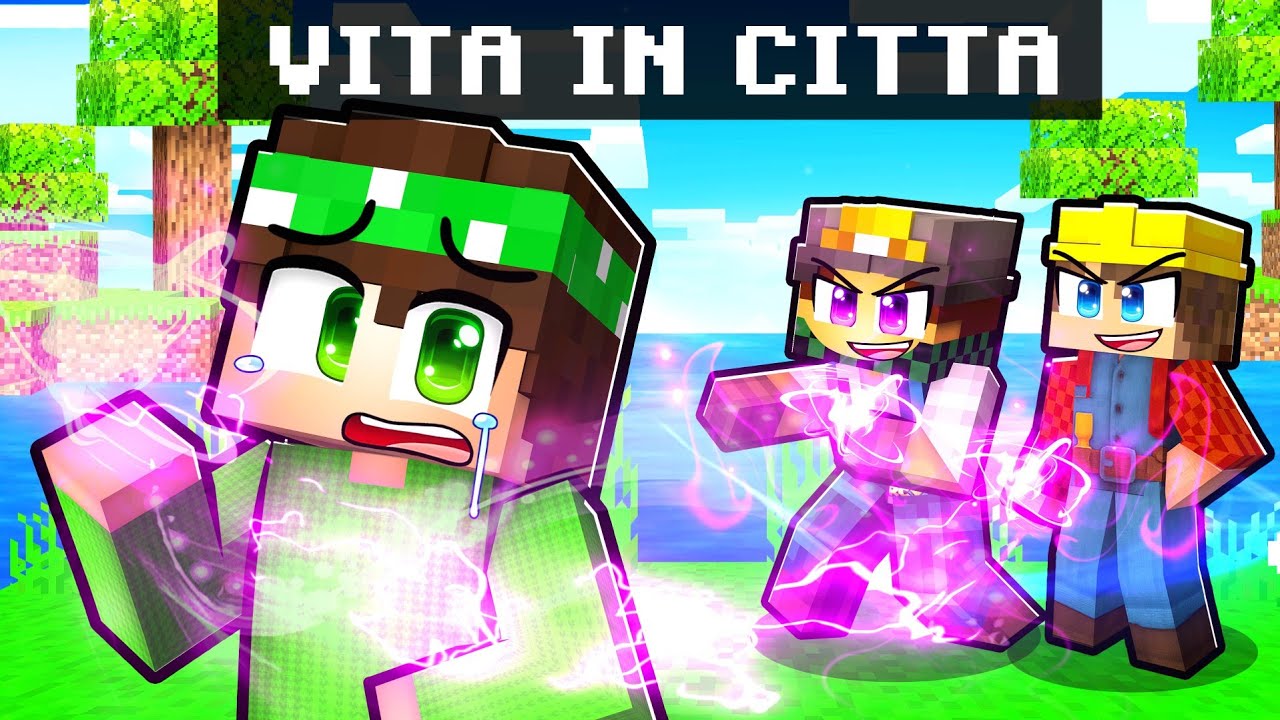 HANNO RUBATO LA MIA MAGIA nella VITA IN CITTÀ 1 REMAKE su MINECRAFT!