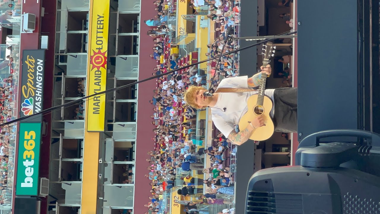 Ed Sheeran as Ed Sheeran concert's opener [2023/6/24 Fedex Field]