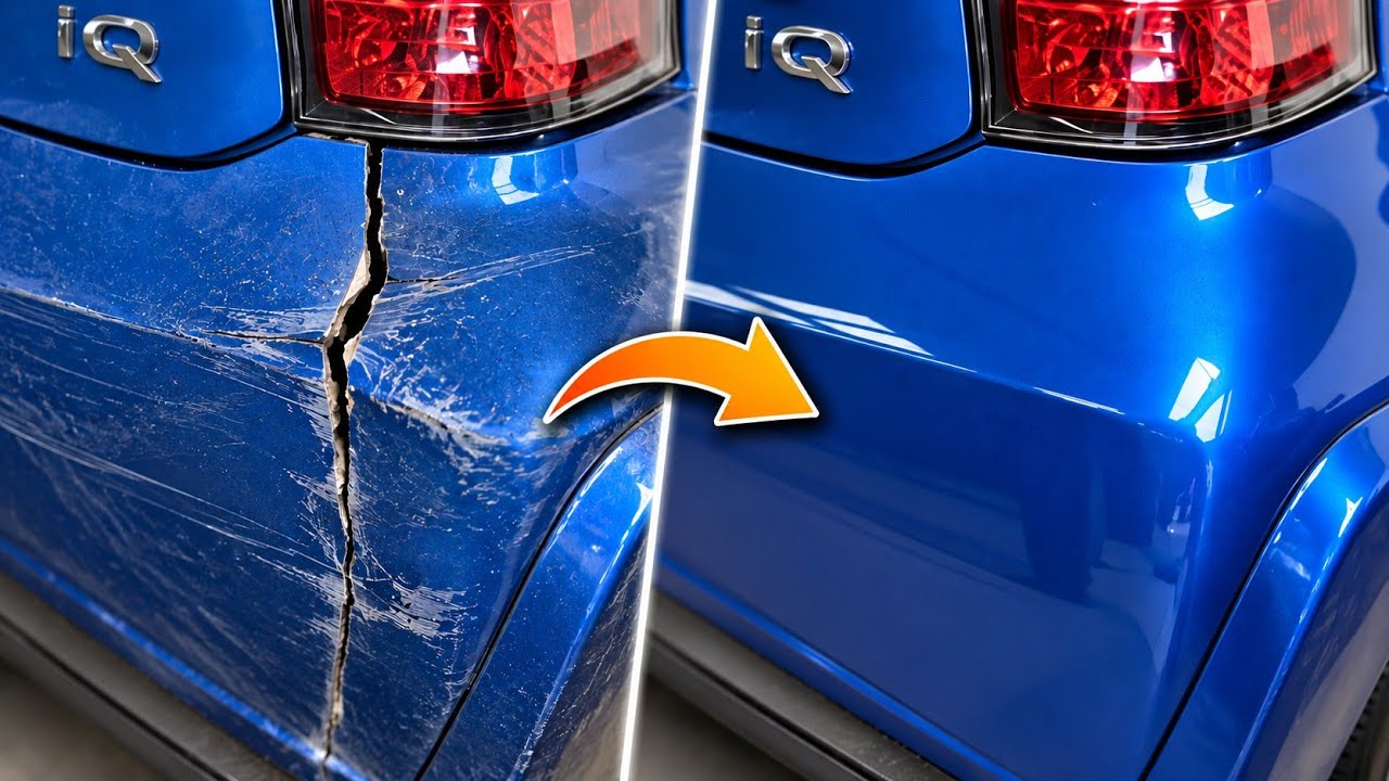 Bumper Crack Repair by a PRO. The CORRECT way to do it!