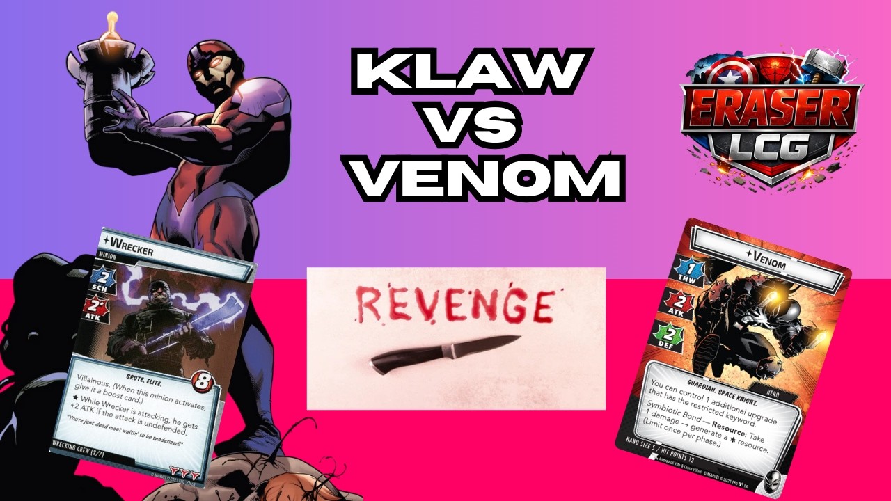 KLAW (Squadra Demolizione) vs VENOM (ESPERTO) Marvel Champions LCG