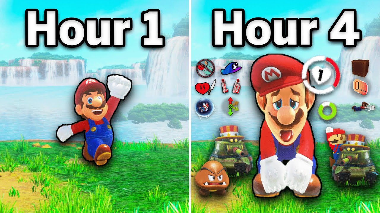 Mario Odyssey but every 5 minutes we add more Mods