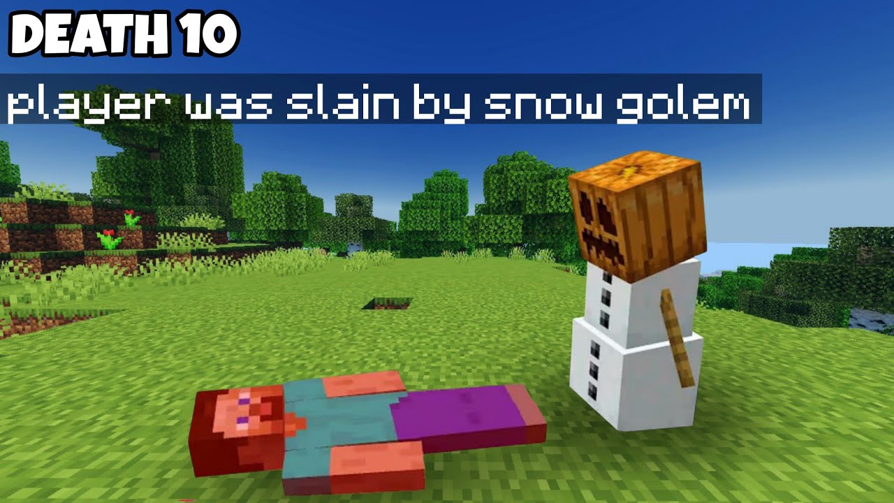 I Got Every Impossible Rare Death Message In Minecraft |