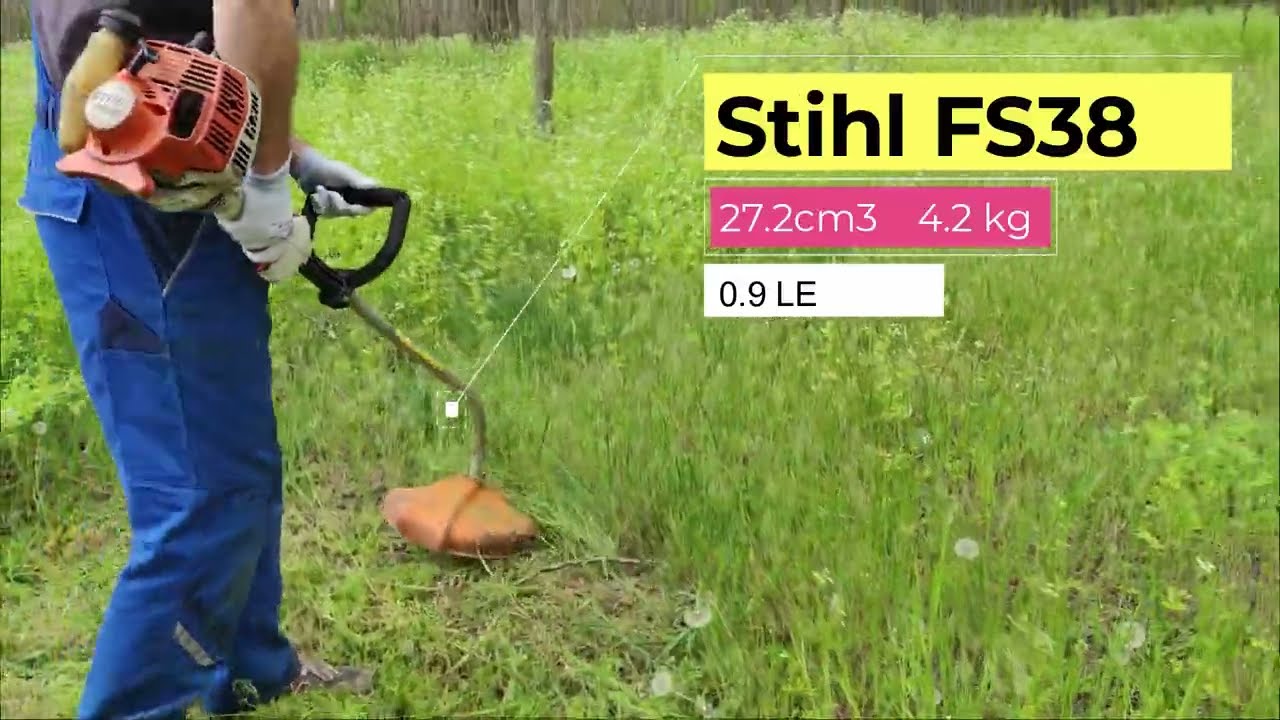 Stihl FS38 szegélynyíró rövid teszt/véleményezés