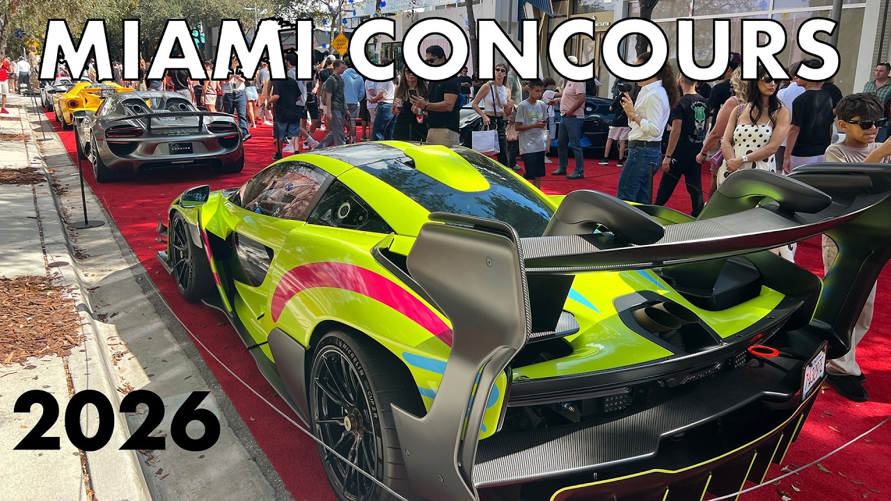 Miami Concours 2026 Car Show 4K Full Walkthrough: Hypercars, Supercars & Rare Sports Cars