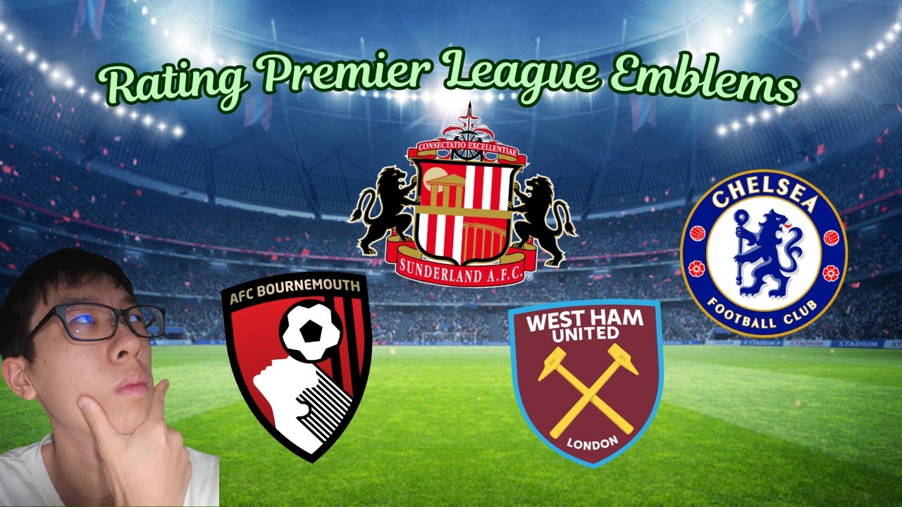 Rating Football Team Emblems! - Premier League 25/26 #youtube #football #emblems #premierleague