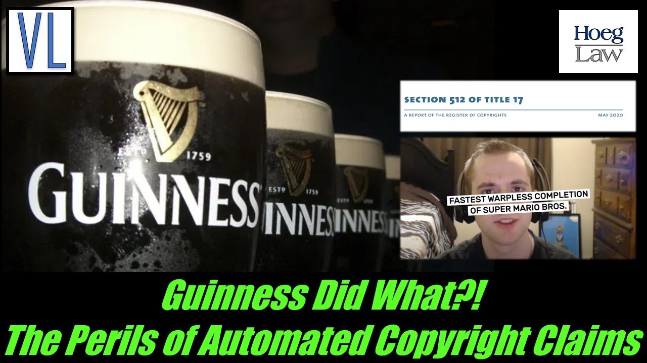 Guinness Sets a World Record...for Ludicrous Content ID Claims (VL234)