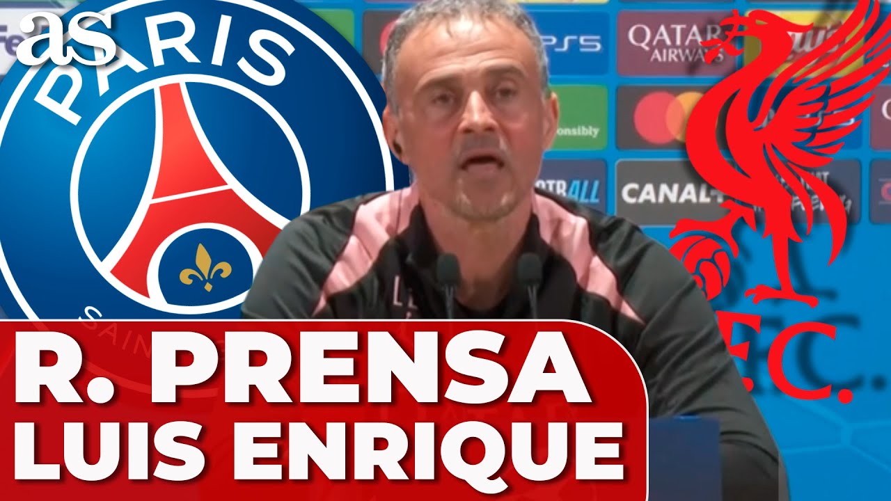 LUIS ENRIQUE, RUEDA DE PRENSA COMPLETA HOY | Previa PSG vs. LIVERPOOL de CHAMPIONS LEAGUE