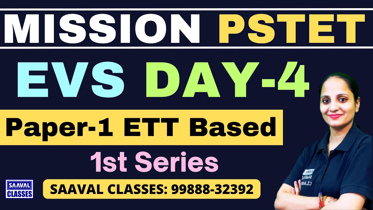 Lec-4 EVS Topic: Eco-System || Mission PSTET-2025 || SAAVAL CLASSES || M: 99888-32392