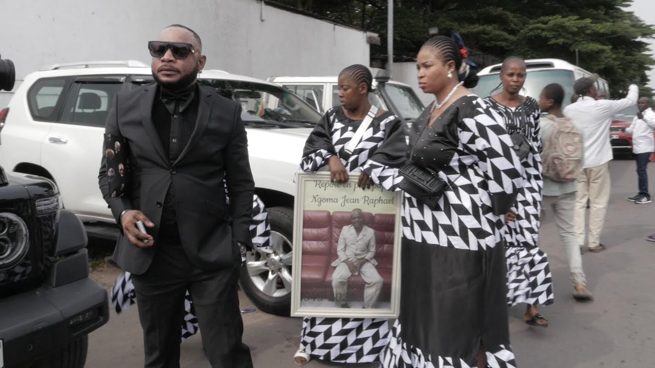 Levée de corps & recueillement de Jean Raphaël NGOMA père biologique de Courageux à Brazzaville