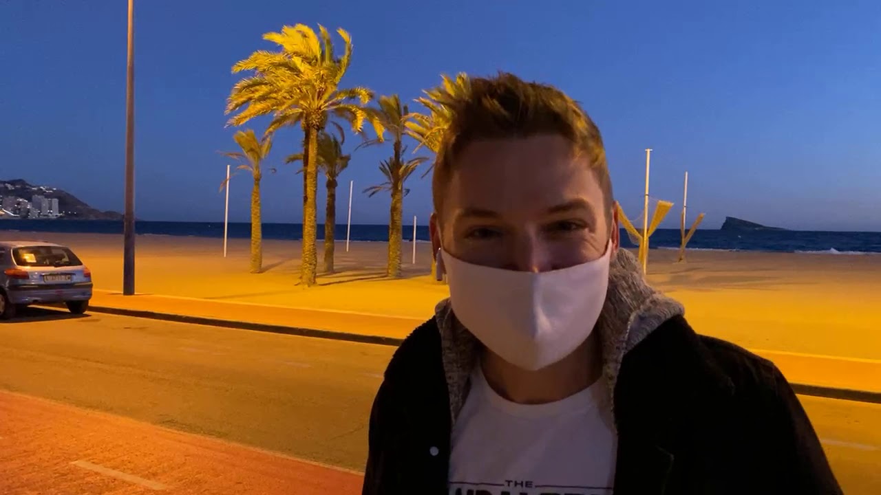 Walk around Benidorm poniente kings day eve poniente