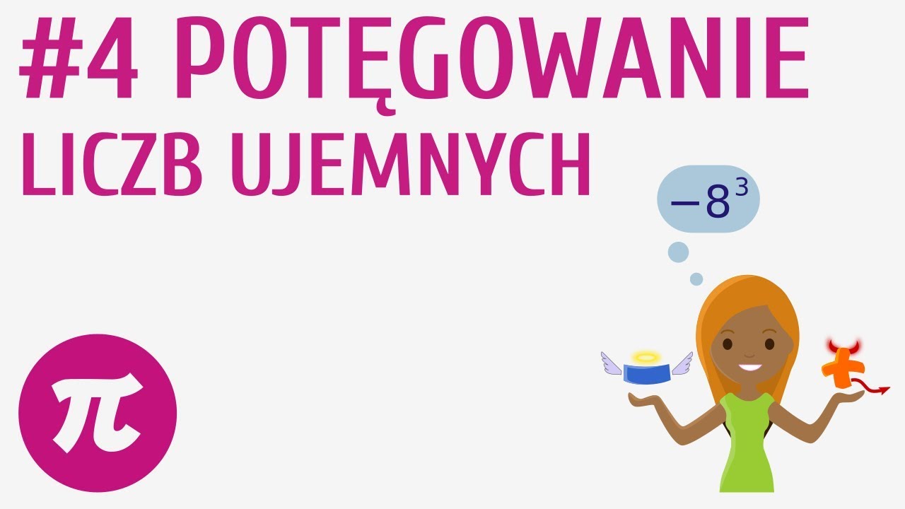 Potęgowanie liczb ujemnych #4 [ Działania na liczbach całkowitych ]