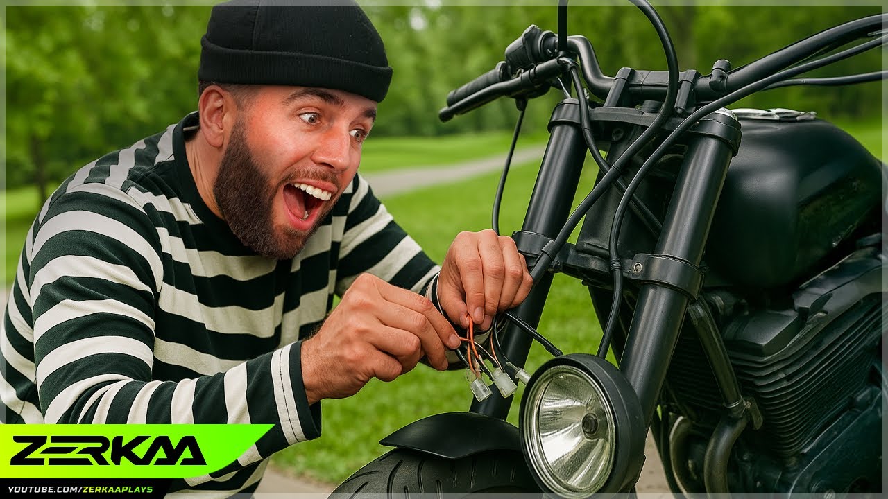 WE STOLE A MOTORBIKE (Crime Simulator #4)