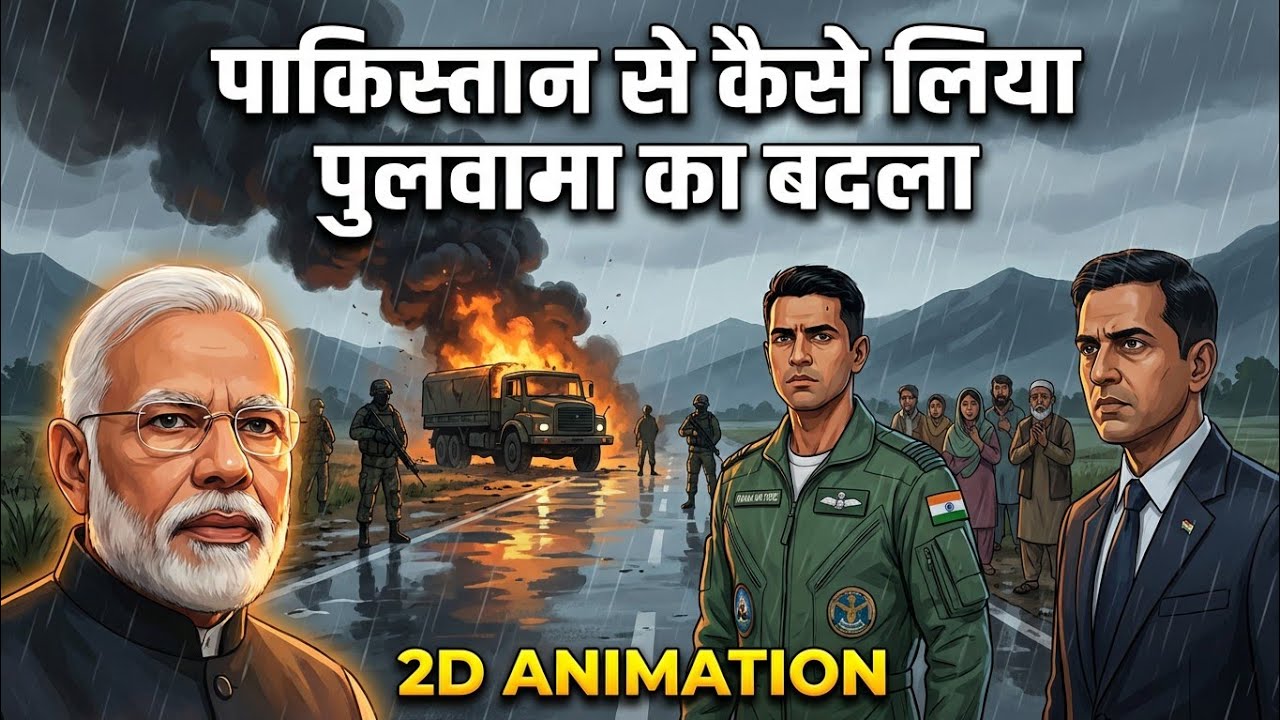 Pulwama Ka Badla Kaise Liya India Ne? | Operation Balakot | 2D Animation