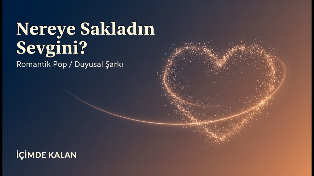 Nereye Sakladın Sevgini? | Romantik Pop / Duygusal Şarkı