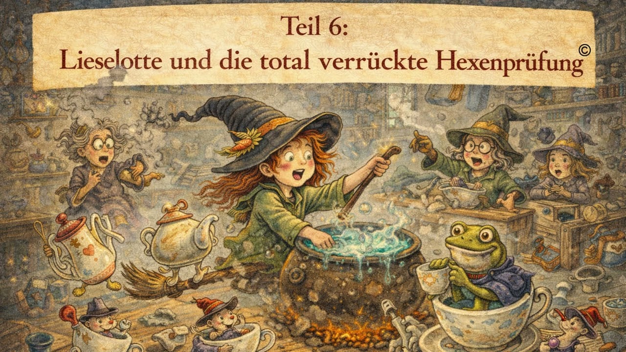 Die Hexe Lieselotte Karotte und ihre magischen Abenteuer - Teil 6 - Die große Hexenprüfung