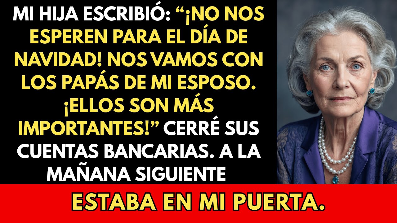 Mi hija dijo: “No nos esperen en Navidad; iremos con mis suegros, ellos son más importantes”