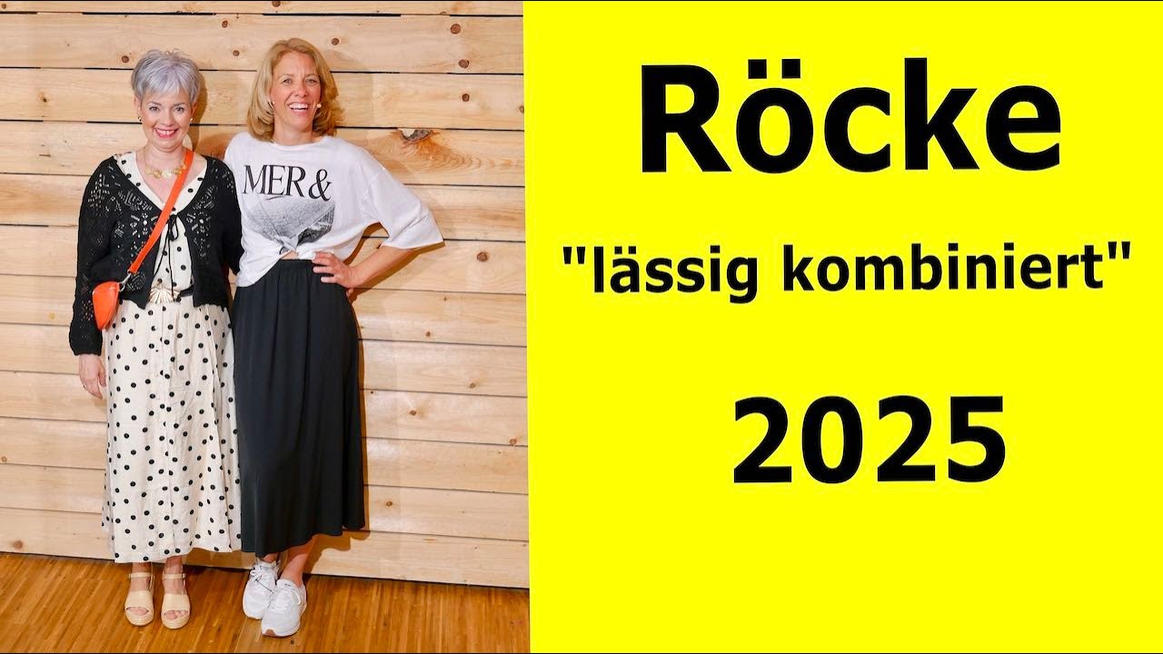 Röcke lässig kombiniert - die neusten RÖCKE TRENDS!
