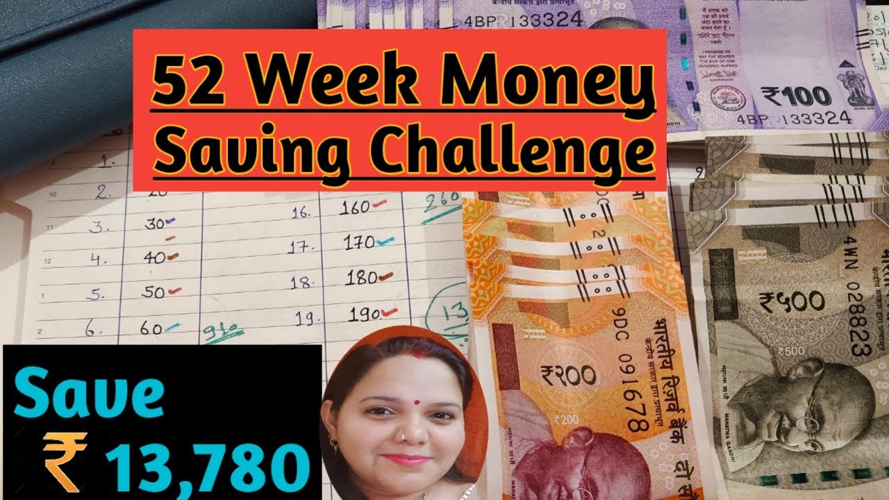52 Week 💵Money Saving Challenge - Indian Currency || 100✉️ Envelope & 52 Week Saving Challenge 2021