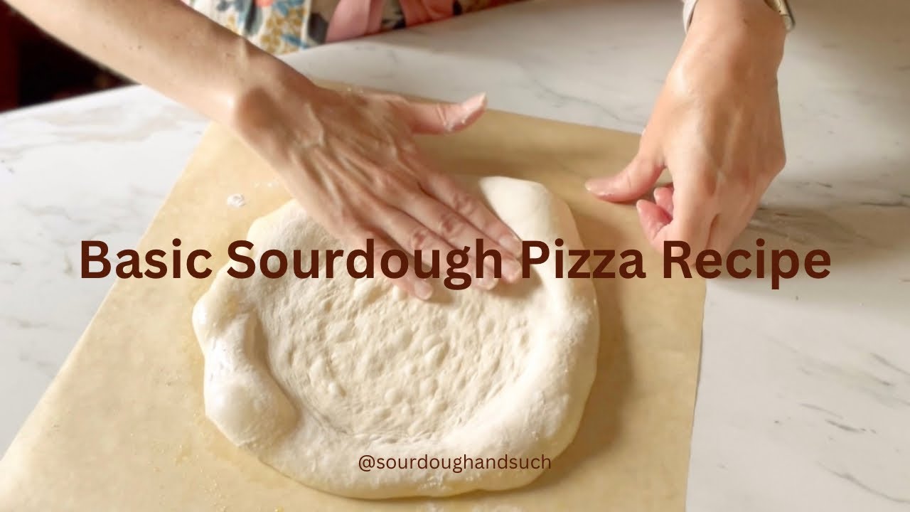 Easy Homemade Sourdough Pizza | No Added Yeast! | Makes 4 Pizzas